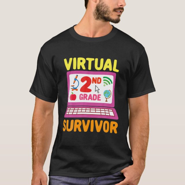 Camiseta Sobrevivente Virtual Grau Segundo - 2021 Último Di (Frente)