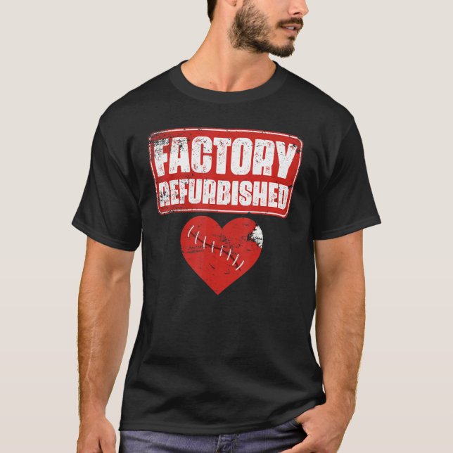 Camiseta Sobreviventes de Cirurgia Cardíaca Aberta, Rejeita (Frente)