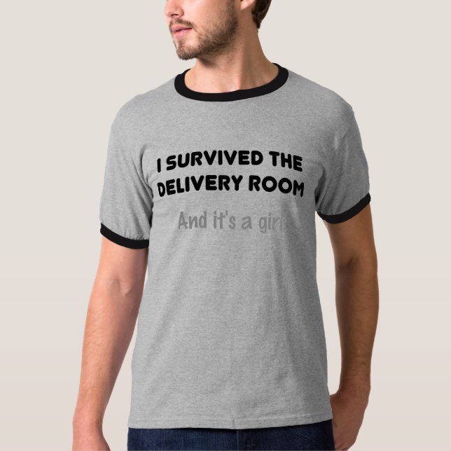 Camiseta Sobreviveu seu a uma menina (Frente)