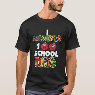 CAMISETA SOBREVIVI 100 DIAS DE PROFESSORES DA ESCOLA SCH
