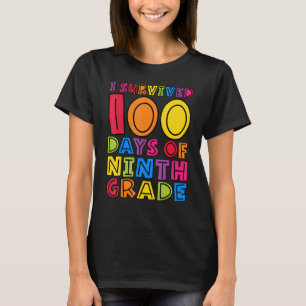 Camiseta Sobrevivi 100 Dias de Professores do Nono Ano Cria