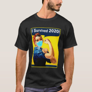 Camiseta Sobrevivi 2020 Engraçado 2020 2020 Sobrevivente Ro