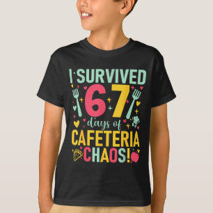 Camiseta Sobrevivi 67 Dias De Caos Na Cafeteria A Senhora D