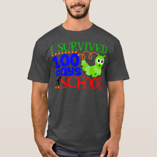Camiseta Sobrevivi A 100 Dias De Escola