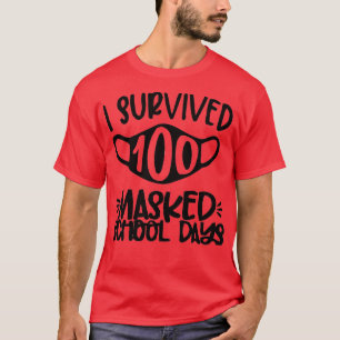 Camiseta Sobrevivi a 100 dias de escola mascarados 11