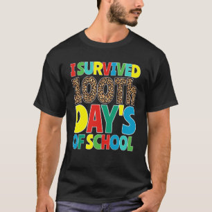 Camiseta Sobrevivi A 100 Dias De Estudante De Professores