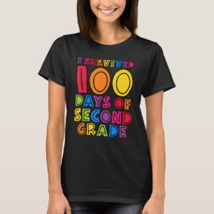 Camiseta Sobrevivi a 100 Dias de Professores do 2º ano