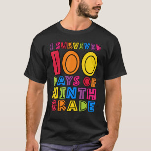 Camiseta Sobrevivi a 100 dias de professores do 9º ano