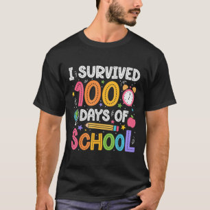 Camiseta Sobrevivi A 100 Dias De Professores Estudantes 10