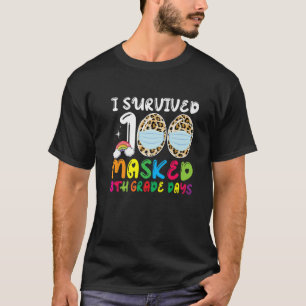 Camiseta Sobrevivi A 100 Dias Mascarados Do 8º Ano Feliz 1