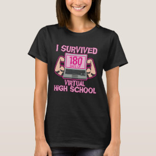 Camiseta Sobrevivi a 180 Dias de Formatura no Ensino Médio