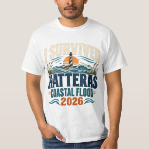 Camiseta Sobrevivi à Enchente Costeira da Ilha de Hatteras