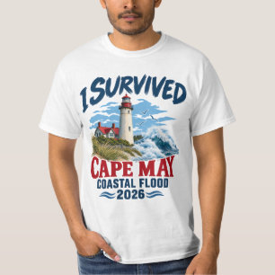 Camiseta Sobrevivi à Enchente Costeira de Cape May 2026 Nov