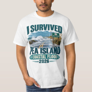 Camiseta Sobrevivi à Enchente Costeira de Pea Island 2026 N