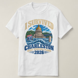 Camiseta Sobrevivi à enchente de Charleston West Virginia 2