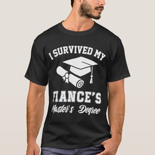 Camiseta sobrevivi à graduação de mestrados de nozes (Frente)