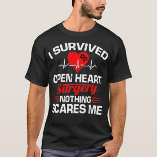 Camiseta Sobrevivi a homens de recuperação de cirurgias de 