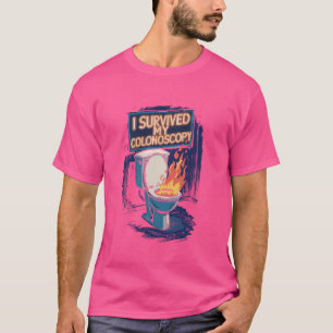 Camiseta Sobrevivi à minha colonoscopia Gastroenterologia 1