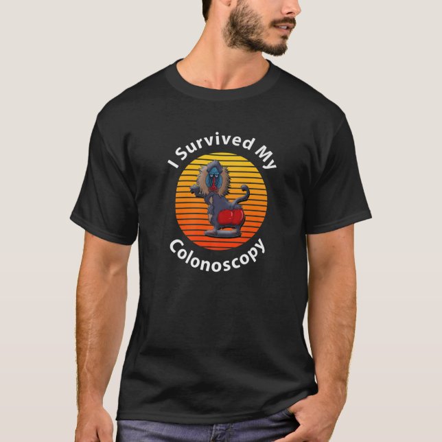 Camiseta Sobrevivi À Minha Colonoscopia Para Pacientes Hosp (Frente)