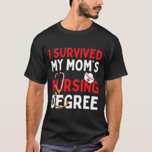 Camiseta Sobrevivi À Minha Mãe Enfermando Graduação Engraça