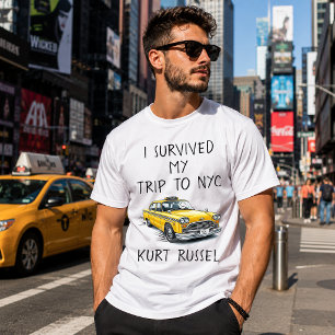 Camiseta Sobrevivi à Minha Viagem ao Nyc (Texto Personaliza