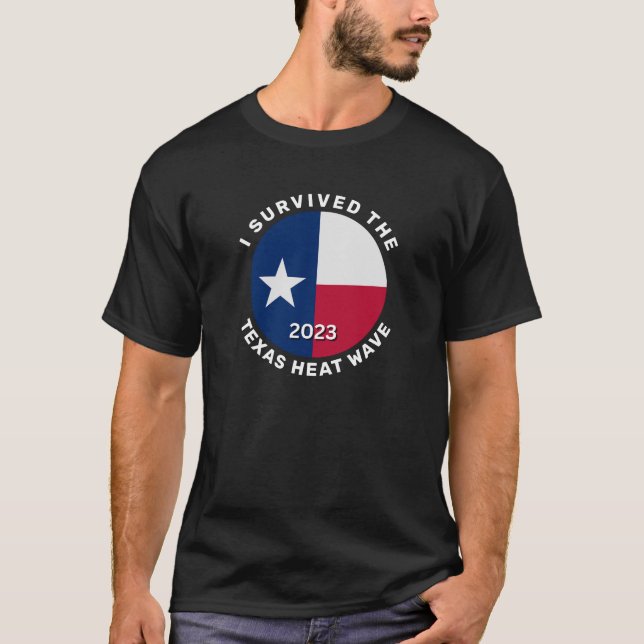 Camiseta Sobrevivi à Onda de Calor do Texas em 2023 (Frente)
