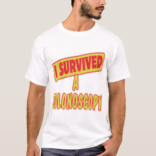 CAMISETA SOBREVIVI A UMA COLONOSCOPIA