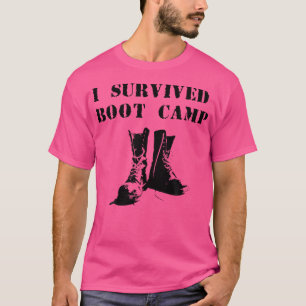 Camiseta Sobrevivi ao campo de inicialização