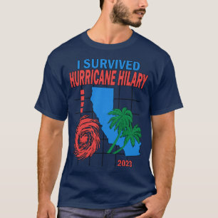 Camiseta Sobrevivi ao furacão Hilary 2023