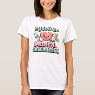 Camiseta Sobrevivi ao Gaslighting Médico