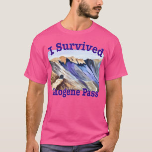 Camiseta Sobrevivi ao Imogene Pass Colorado Ativo