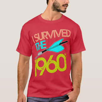 Camiseta Sobrevivi ao jogo dos mísseis Jarts dos anos 60