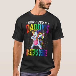 Camiseta Sobrevivi ao meu mestrado Pai