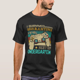 Camiseta Sobrevivi ao nível de quarentena no próximo jardim
