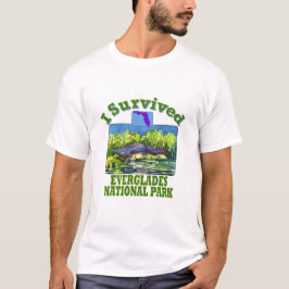 Camiseta Sobrevivi ao Parque Nacional Everglades, Flórida