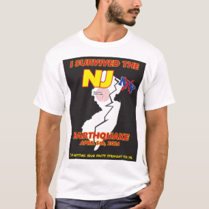 Camiseta Sobrevivi ao terremoto do NJ