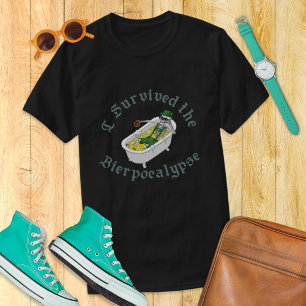 Camiseta Sobrevivi ao Teto de Bierpocalypse para Fãs de Fes