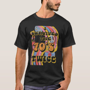 Camiseta Sobrevivi aos Anos setenta 280º 80