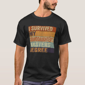 Camiseta Sobrevivi aos Mestrados da minha neta Gradu