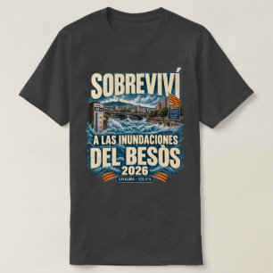 Camiseta Sobrevivi Inundações Besòs 2026 - 936 m3/s Recor