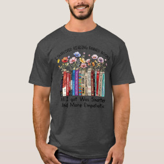 Camiseta Sobrevivi Lendo Livros Proibidos Tudo Que Consegui