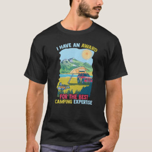 Camiseta Sobrevoo Tenho Uma Prêmio Para O Melhor Acampament