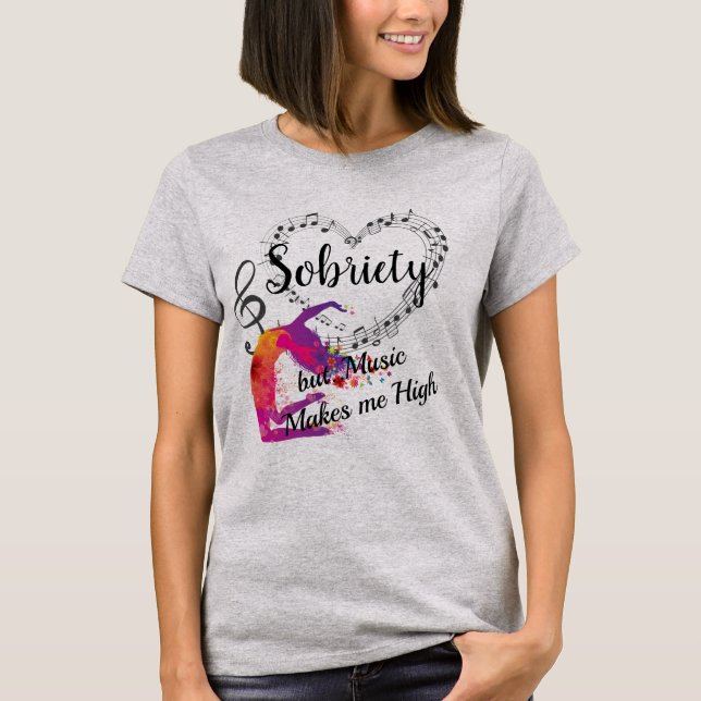 Camiseta Sobriedade e Música (Frente)