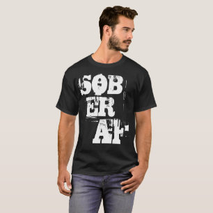 Camiseta Sobriedade sóbrio 101 do AF