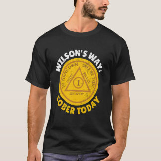 Camiseta Sobriety Anniversário de Sobriety