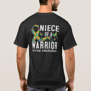 Camiseta Sobrinha de um Guerreiro Autismo Conscientização P