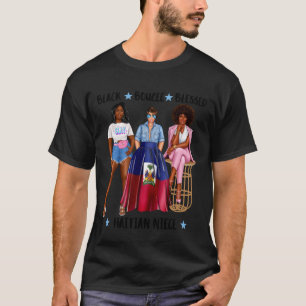 Camiseta Sobrinha Haitiana Da Família Patriótica Do Haiti