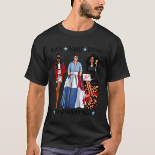 Camiseta Sobrinha Panamenha Benta Bougee Preta Bandeira do 