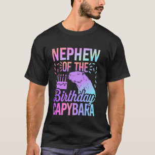 Camiseta Sobrinho Da Menina Do Capivara De Aniversário Part