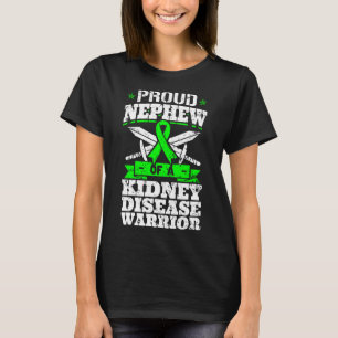 Camiseta Sobrinho De Um Guerreiro Da Doença Renal Ckd Renal